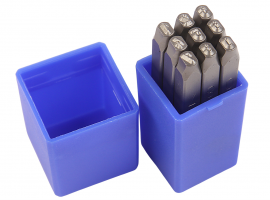 Клейма цифровые 3мм (HRC 60+-2град. DIN 1451) JTC