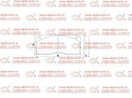 Колодки дисковые 29302 Volvo FL