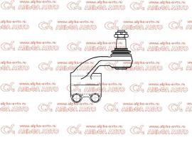 Наконечник рулевой Scania LH M52x1.5 M24x1.5