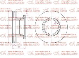 Диск тормозной ROR LM/LMC 378/150x45 10n