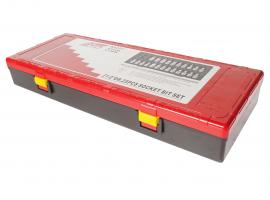 Набор бит-головок 1/2" HEX H4-H14, TORX T20-T60,SPLINE M5-M12 25 предметов JTC