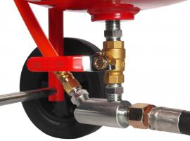 Аппарат пескоструйный 38л шланг 1/2", 250PSI JTC