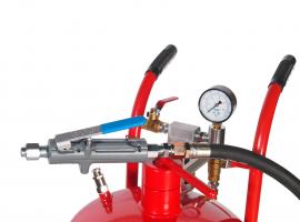 Аппарат пескоструйный 38л шланг 1/2", 250PSI JTC