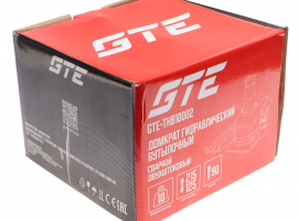 Домкрат бутылочный 10т 125-215мм 2-х штоковый низкопрофильный GTE