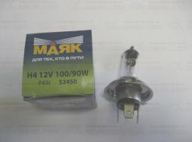Лампа A12 H4 100/90 Маяк