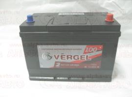Аккумулятор 100 Ah обратный азия Vergel