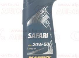 Масло MANNOL SAFARI 20W-50 1л минеральное