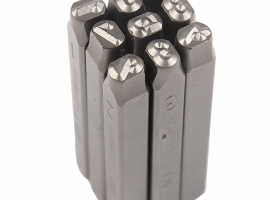 Клейма цифровые 5мм (HRC 60+-2град. DIN 1451) JTC