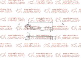 Полурессора SAF 2 лист 2/43x92x100 585+55