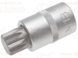Головка с вставкой SPLINE M18
