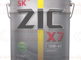 Масло ZIC X5000 дизель 10w40 20л