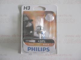 Лампа A12 H3 55Вт +30% PHILIPS Premium