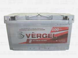 Аккумулятор 100 Ah обратный VERGEL