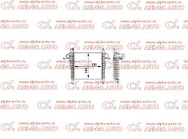 Интеркулер MAN TGL 535х512х50