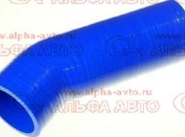 Патрубок радиатора КАМАЗ 5320 верхний силикон  L19