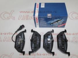 Колодки тормозные передние с датчиком AUDI,VW(Bosc