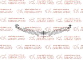 Рессора Volvo FL6 задняя 3+2 80 800+800