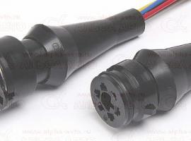 Разъем заднего фонаря ГАЗ 3302 (папа)