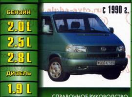 Руководство по ремонту VW Т4 Caravella