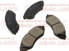 Колодки тормозные передние Lacetti/Evanda/Nubira