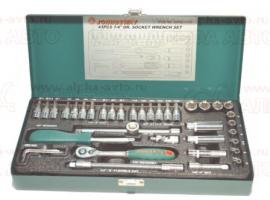 Набор головок 1/4" 4-13мм 41пр JW