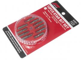 Набор бит 1/4" TORX Т7-Т40 10 предметов в боксе JTC