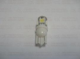 Светодиод 12В T10-W/5SMD