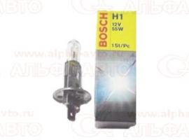 Лампа A12 H1 55Вт BOSCH