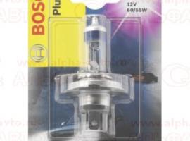 Лампа A12 H4 60/55 BOSCH +90%