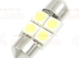 Светодиод 24В Т11х36-W/4SMD5050