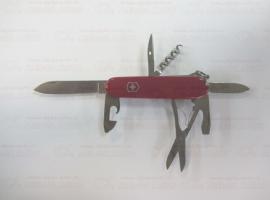Нож Climber офицерский 91мм красный 1.3703