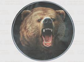 Наклейка на запасное колесо Медведь