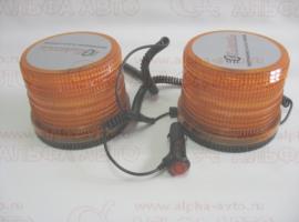 Маяк 10-30V стробоскоп на магните двойной