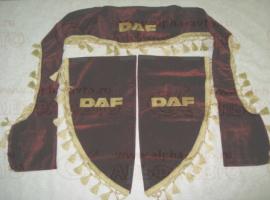 Ламбрекен (косынки) DAF красный