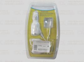 Зарядное устройство автомобильное 2USB +шнур Light