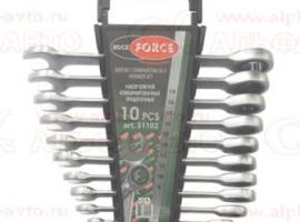 Набор ключей трещеточных 10пр Force
