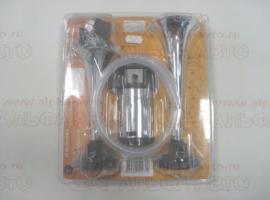 Сигнал пневматический двухрожковый 12V с компрессо