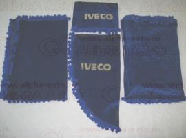 Шторы IVECO STRALIS синие