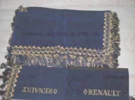 Шторы Renault Premium синие