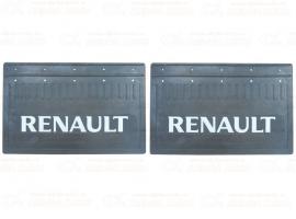 Брызговик 35x52 Renault объемный текст