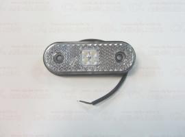Фонарь габаритов 12/24V led белый