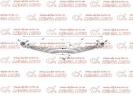 Рессора Scania передняя 4 листа 910х910х90