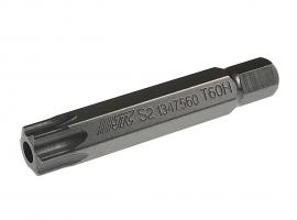 Бита TORX Т60Hх75мм 10мм удлиненная S2 JTC