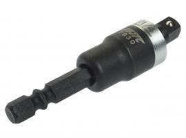Адаптер 1/4"х1/4" (6.35мм) карданный под шуруповерт JTC