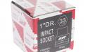 Головка торцевая 1" 33мм 6-ти гранная ударная L=62мм JTC