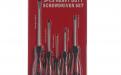 Набор отверток усиленных SL3.0х75 SL5.5х100 SL6.5x150 PH1x75 PH2x100 5 предметов JTC