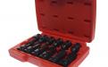 Набор головок торцевых 1/2" HEX (H4-19мм) ударных L=60мм 12 предметов в кейсе JTC