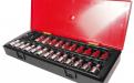 Набор бит-головок 1/2" HEX H4-H14, TORX T20-T60,SPLINE M5-M12 25 предметов JTC
