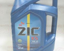 Масло ZIC X5 дизель 10w40 6л полусинтетика