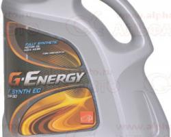 Масло G-Energy F Synth 5W-30 4л синтетика